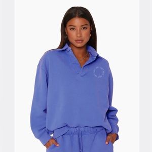 Set Active GROOVY COLLARED SWEATSHIRT Medium